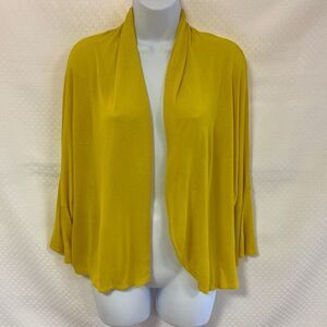 Worthington Cardigan size M mustard color
